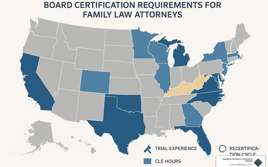Board certified family lawyer